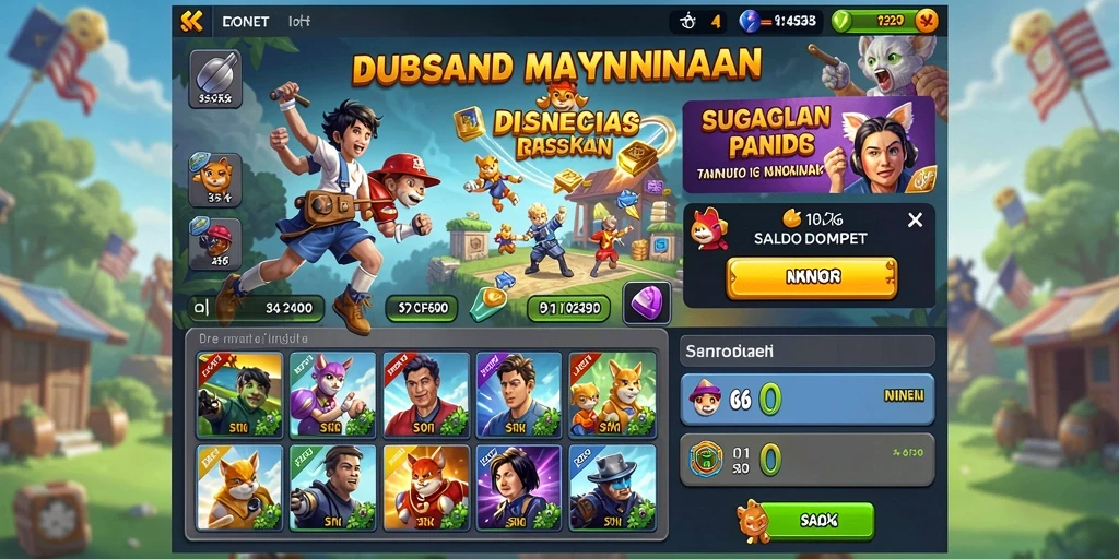 Tangkapan layar yang menampilkan aksi seru dalam ASG55.