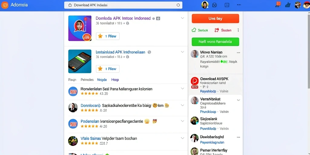 Tampilan utama KEPO66 yang colorful dan dinamis.