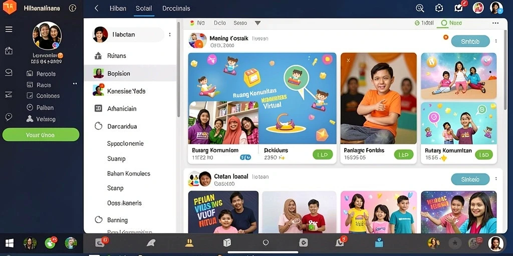 Tampilan antarmuka yang user-friendly dan intuitif.