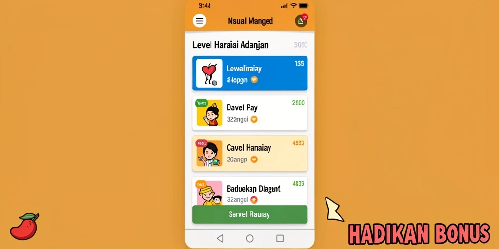 Tampilan awal yang menarik dan penuh warna.