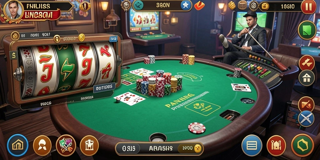 Screenshot menampilkan antarmuka permainan yang menarik.