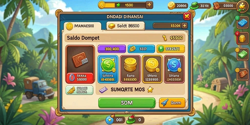Tampilan antarmuka LUCKYRP yang user-friendly.
