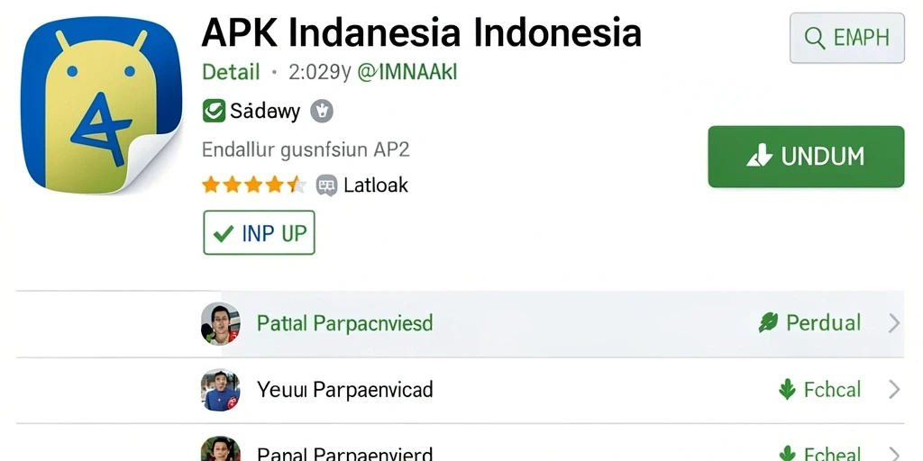 Tampilan antarmuka aplikasi yang menarik dan modern.