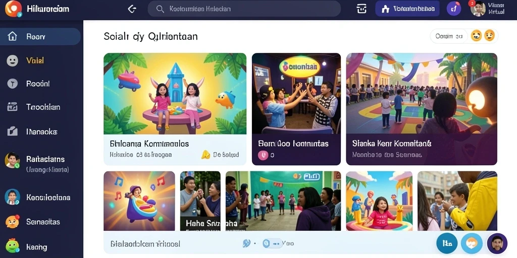 Tangkapan layar menampilkan grafis yang memukau.