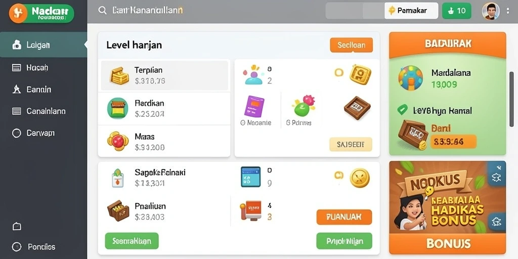 Tampilan antarmuka yang intuitif dan mudah digunakan.