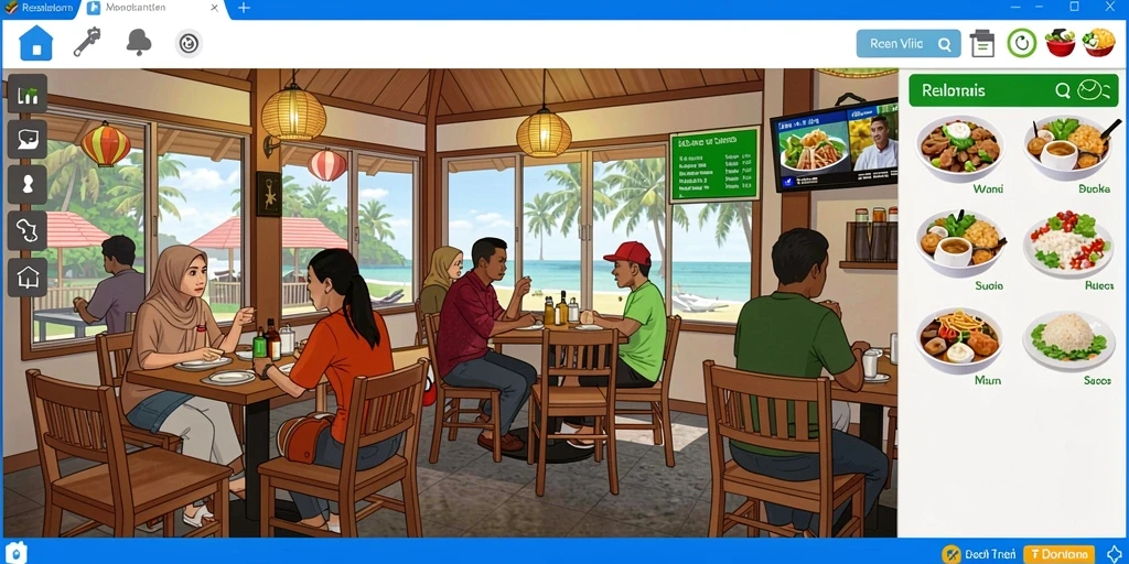 Tampilan antarmuka yang user-friendly.