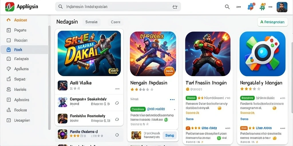 Screenshot menunjukkan tampilan antarmuka permainan yang menarik.