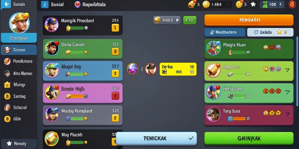 Screenshot menunjukkan karakter utama dalam aksi petualangan.